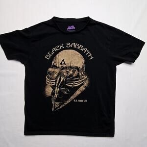 Black Sabbath Rock Shirt U.S. Tour '78 Graphic Band Short Sleeve Mens XL Tee